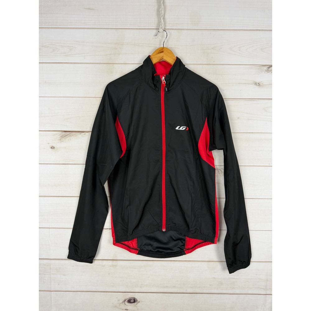 Louis Garneau Jacket Mens Medium Black Modesto 2 Cycling Windbreaker Repellent